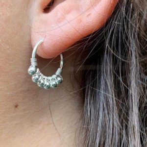 Large Patterned Hoops